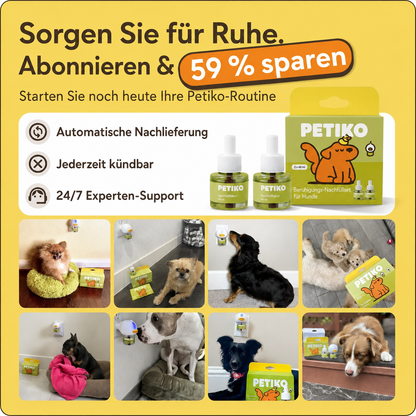 Beruhigungs-Diffuser-Set für Hunde